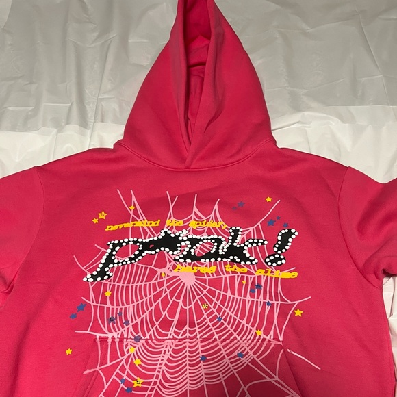 Sp5der Worldwide punk punk hoodie Medium